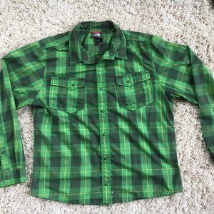 Men's North Face Flannel Long Sleeve Shirt